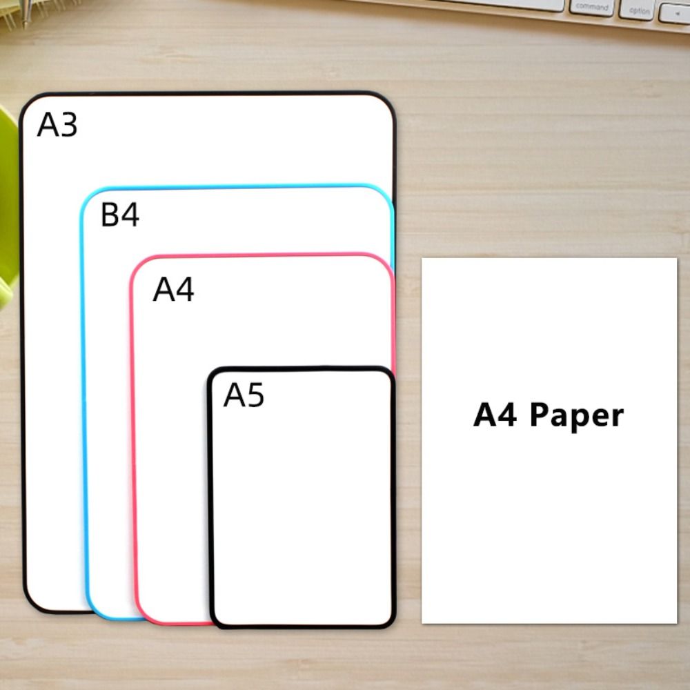 Magnetic Letter Board - A5/A4/B4/A3 Whiteboard Double-Sided Dry Erase Erasable