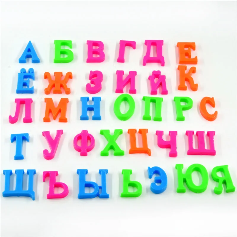 Magnetic Letter Board - Russian Alphabet Magnetic Letters Fridge, Refrigerator