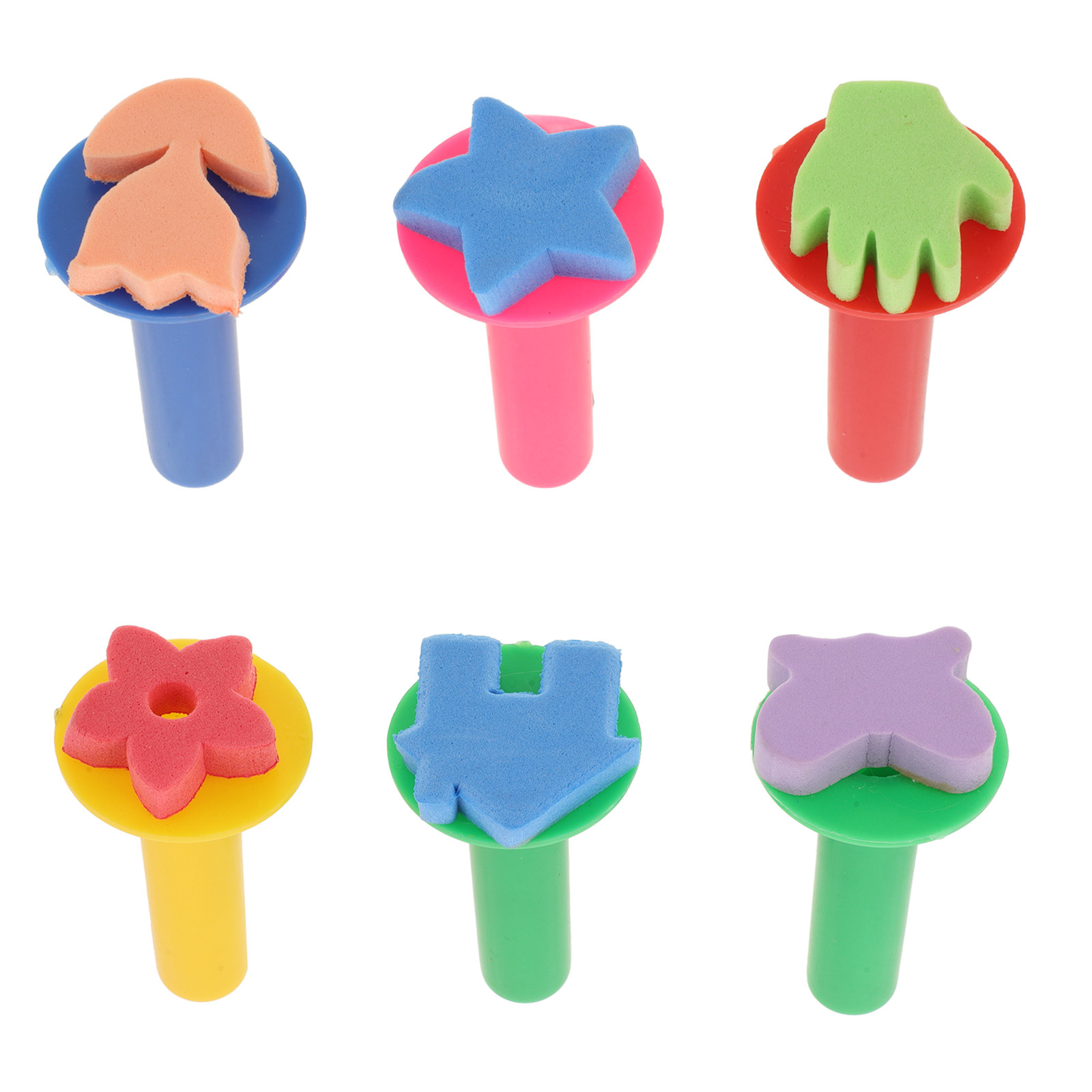 6Pcs Kids Sponge Stamp Set Saf - đánh giá và giá Educational Cartoon For Kids