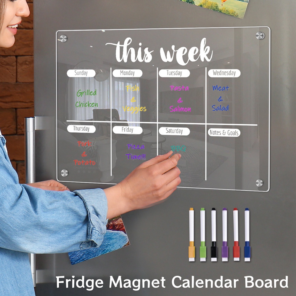 Fridge Magnet Calendar Board W - đánh giá và giá Magnetic Letter Board