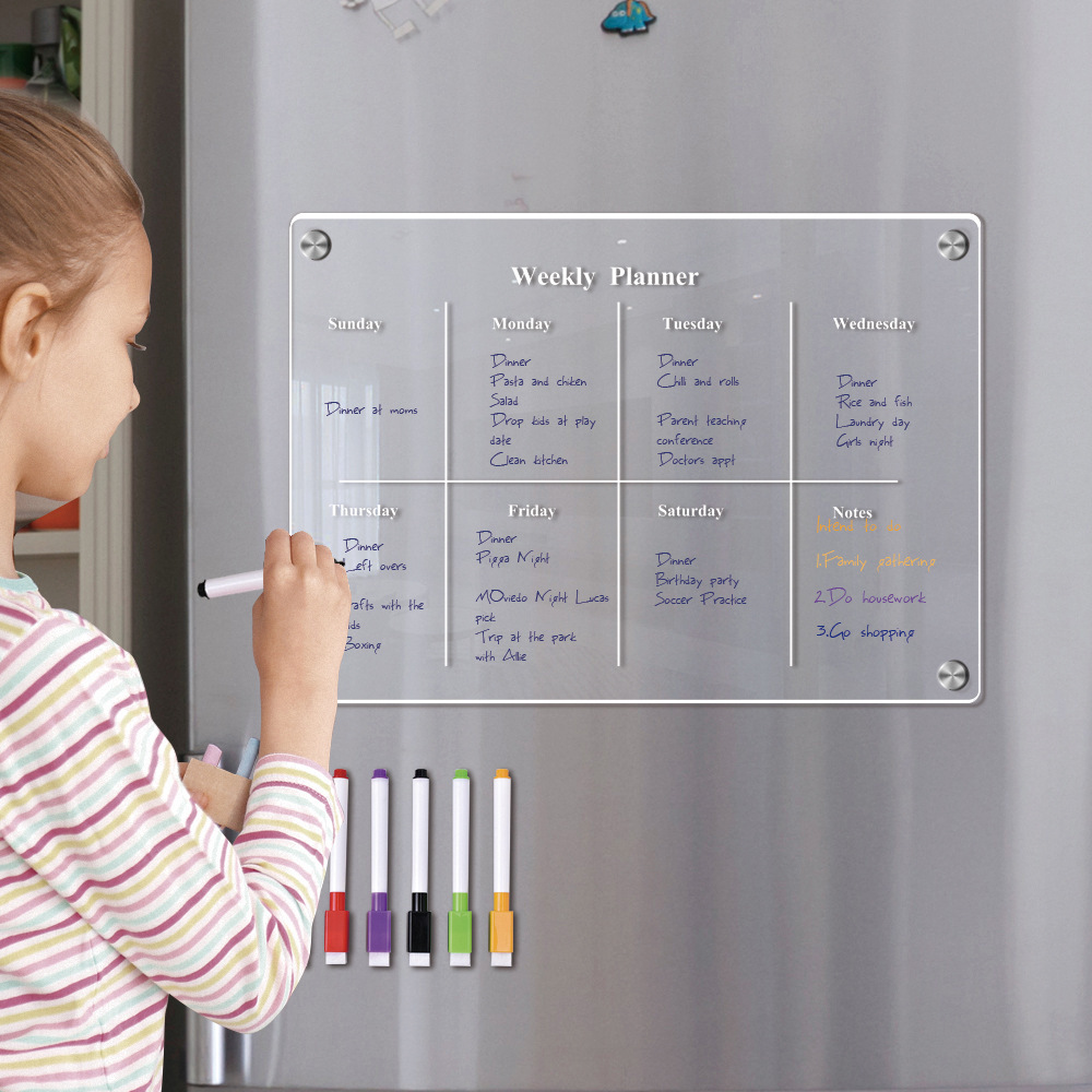Fridge Magnet Calendar Board W - đánh giá và giá Magnetic Letter Board