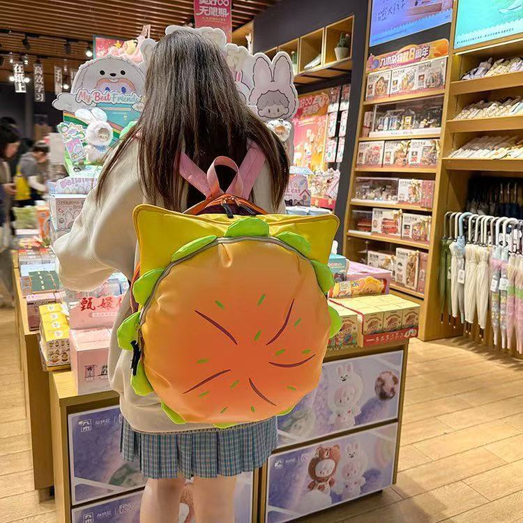 2026 Cute 3D Hamburger Backpac - đánh giá và giá Kids Education School