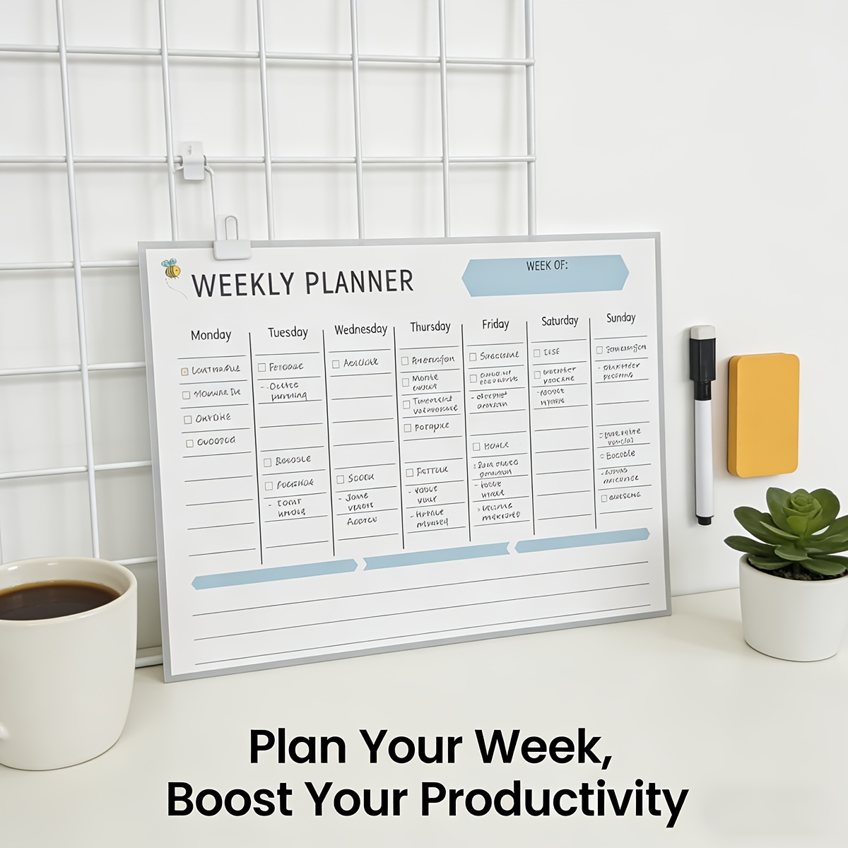 magnetic weekly planner board, - đánh giá và giá Magnetic Letter Board