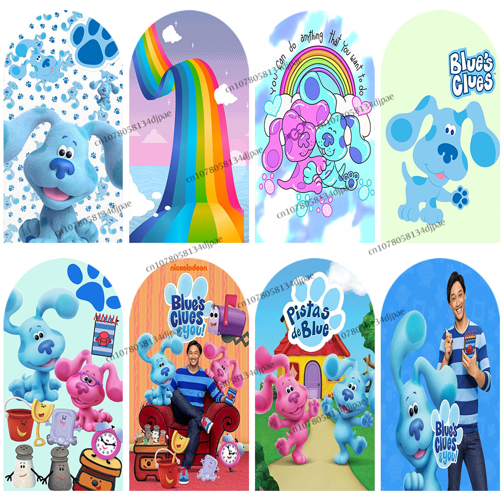 Blue Clues Arch Backdrop Photo - đánh giá và giá Kids Education Banner