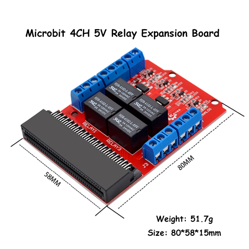 Microbit 4 Channel Relay Modul - đánh giá và giá Kids Education Channel