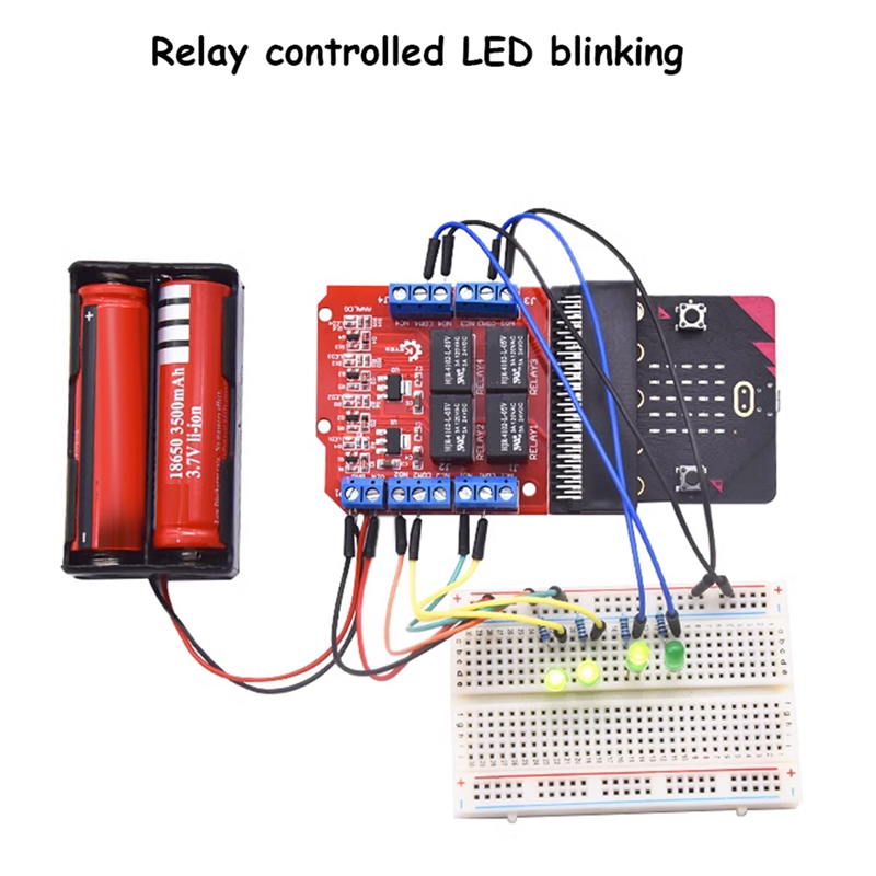 Microbit 4 Channel Relay Modul - đánh giá và giá Kids Education Channel