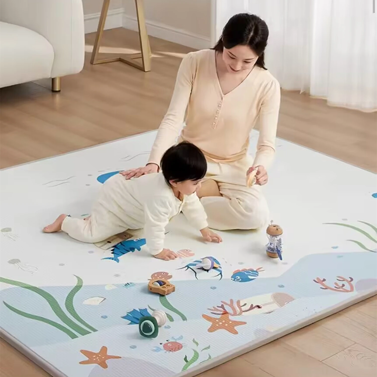Waterproof Thick 1cm Baby Play - đánh giá và giá Kids Education Bd