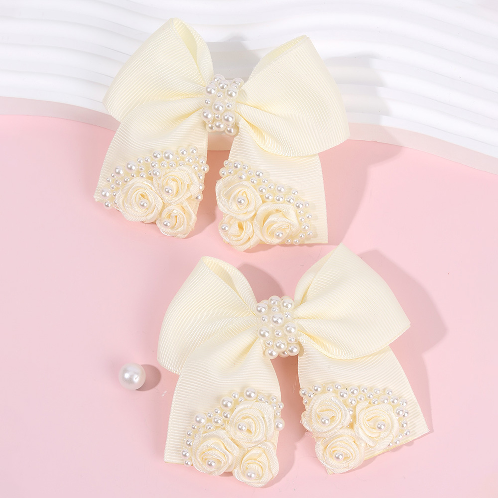 2Pcs New Flower Bow Hair Clips - đánh giá và giá Kids Education School