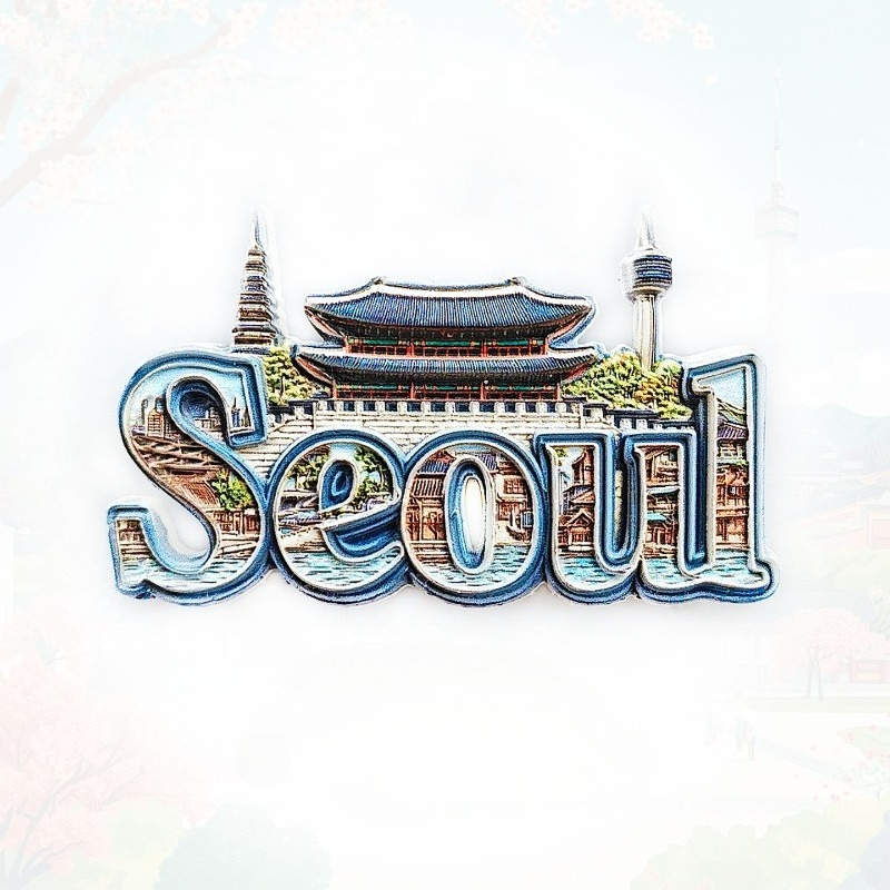 Seoul Gyeongbokgung & Namsan T - đánh giá và giá Magnetic Letter Board