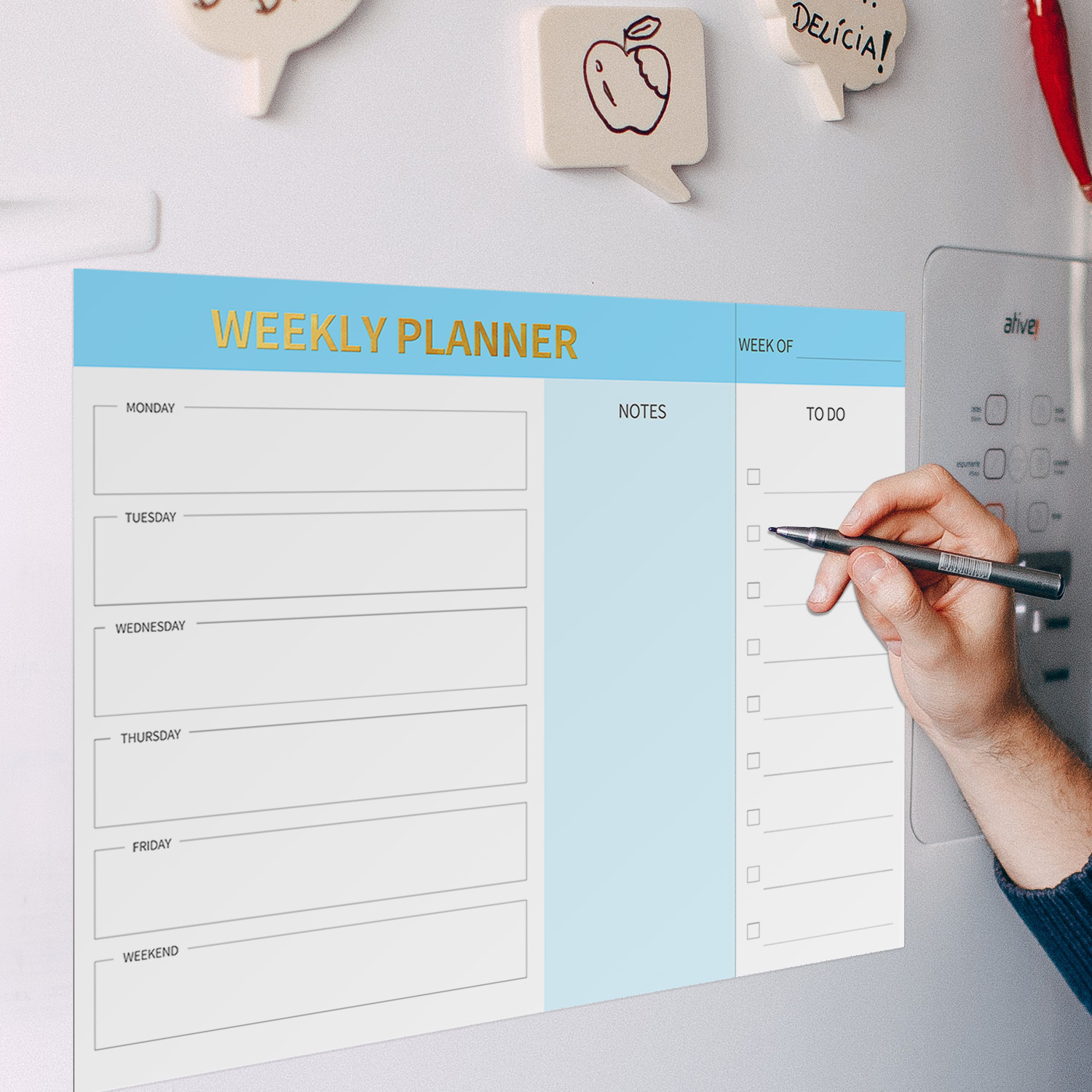Magnetic Weekly Planner Fridge - đánh giá và giá Magnetic Letter Board