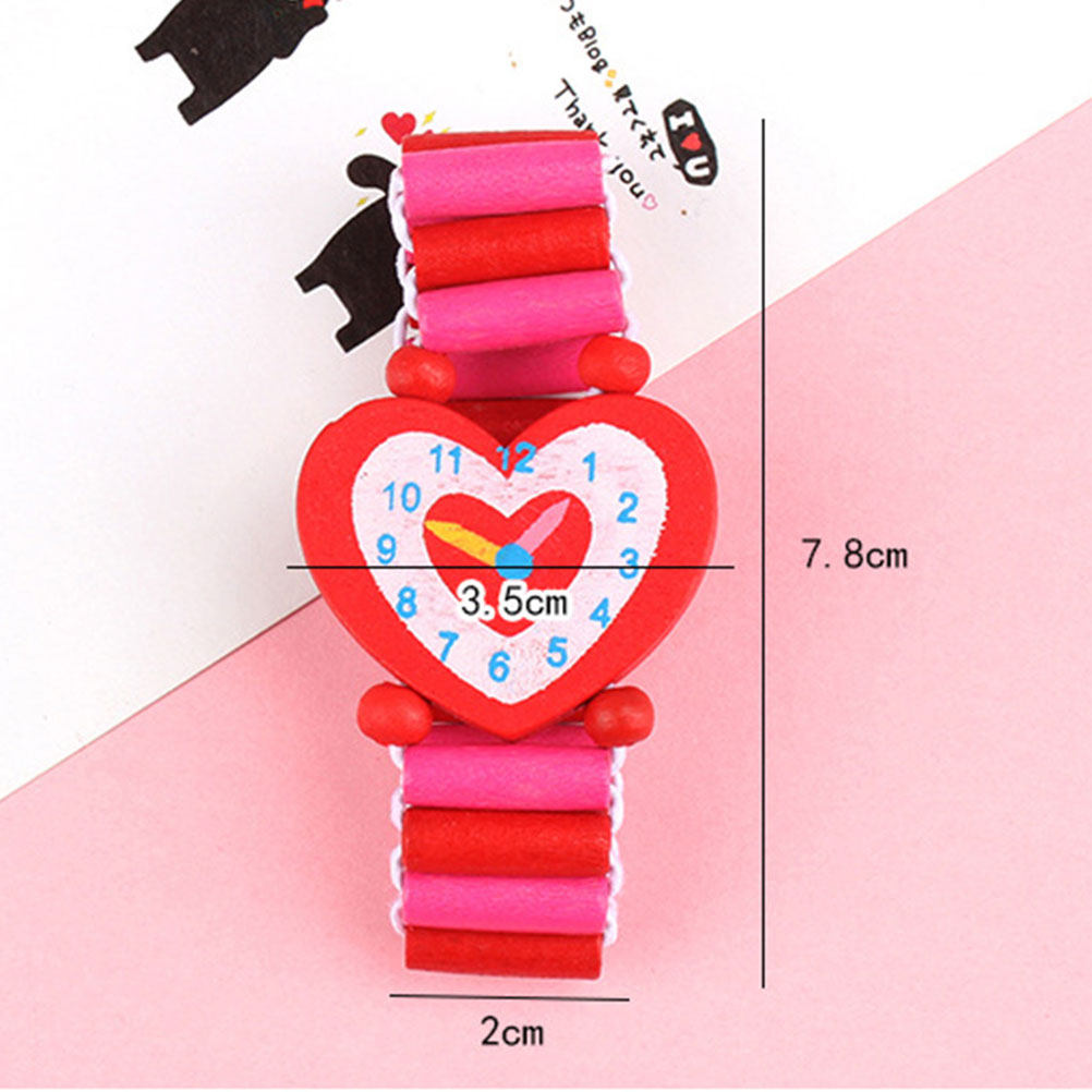5Pcs Kids Cartoon Wooden Watch - đánh giá và giá Educational Cartoon For Kids